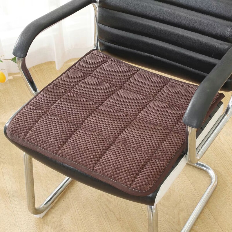 Winter Office Cushion Chair Cushion Thickened Butt Cushion Office Sedentary Students Anti-Butt Pain Cushion Cushion Seat
