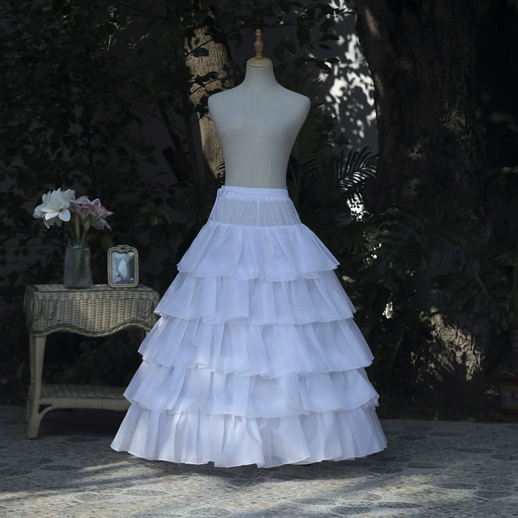 Новая внешнеторговая юбка четыре стальное кольцо пять листьев лотоса свадебное платье большого диаметра юбка с балдахином свадебное платье юбка для выступлений