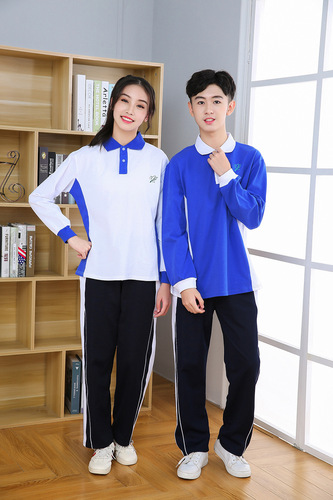Shenzhen School Uniform Summer Quick-Dry Odor-Proof Fast-Dry Short-Sleeve T-shirt and Short Shorts for High and Middle School Students, Long-Sleeve Thin Version for Autumn for Boys and Girls