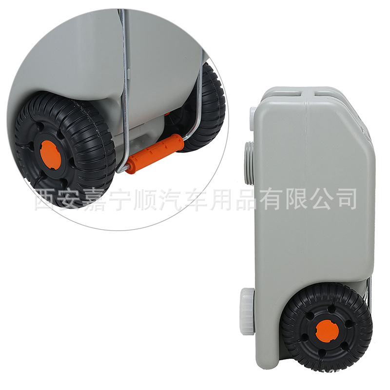 RV acampar al aire libre RV coche modificado auto-conducción camión de viaje con ruedas ligero de gran capacidad tanque de agua 25L