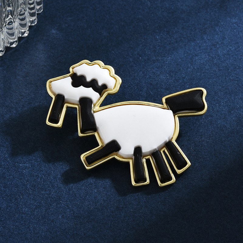 25g Weight Brooches Classification Daily Occasion Alloy Material Animal, Cartoon Pattern Unisex Gender Enamel, Plating Design Cute, Simple Style Style Cute Simple Style Pin Animal Cartoon Alloy Enamel Plating Unisex Brooches 5