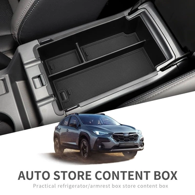Suitable for 23-25 Subaru Xubao Crosstrek Central Control Armrest Box Storage Box Car Special Accessories