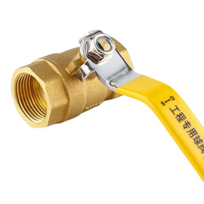 Thickened brass ball valve 4/6-inch double internal thread valve, tap water heating shut-off valve, water valve, Mueller direct sales