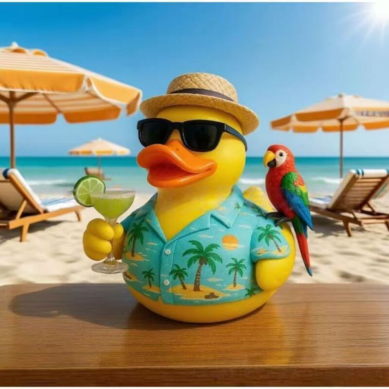 Amazon's Popular Resin Ornaments Jimmy Buffett Commemorative Duck Tropical Tribute Duck Creative Home Ornaments Amazon's Popular Resin Ornaments Jimmy Buffett Commemorative Duck Tropical Tribute Duck Creative Home Ornaments