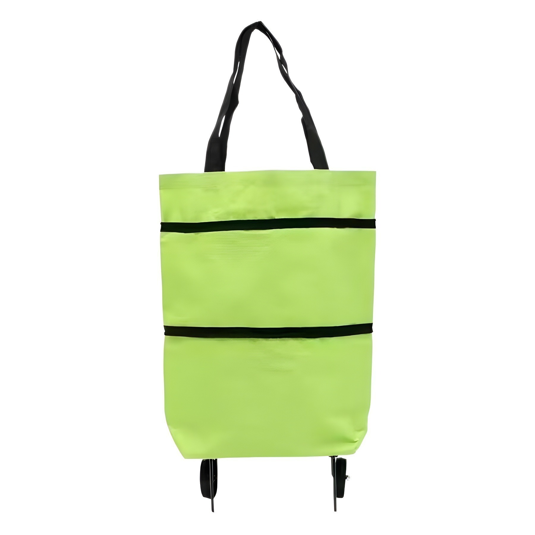 Carrito de Compras Plegable Doméstico de Tela de Oxford Portátil con Ruedas