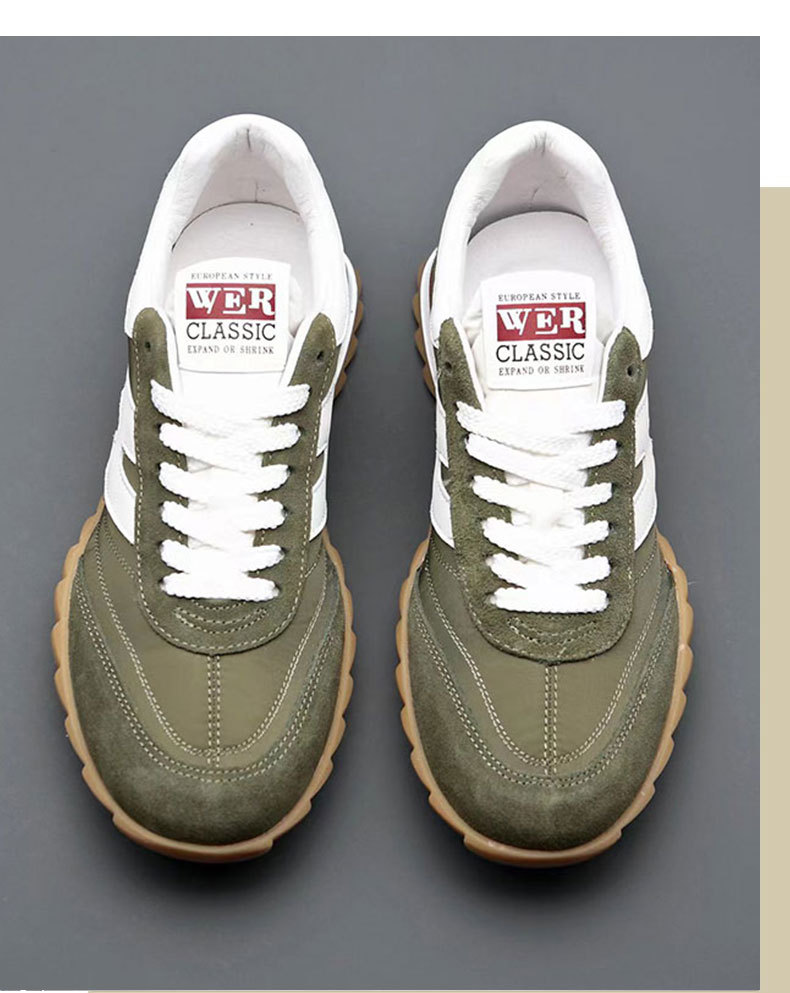 Dexun Shoes Men's Shoes Fabric Forrest Shoes 2024 Summer and Autumn New Retro Soft Sole Men's Shoes Internet Celebrity Sports Casual Shoes_voghion.com