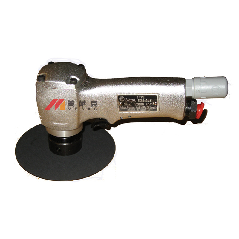 日本URYU瓜生USG-45P气动砂纸机5寸气动打磨机 气动磨光机 研磨机