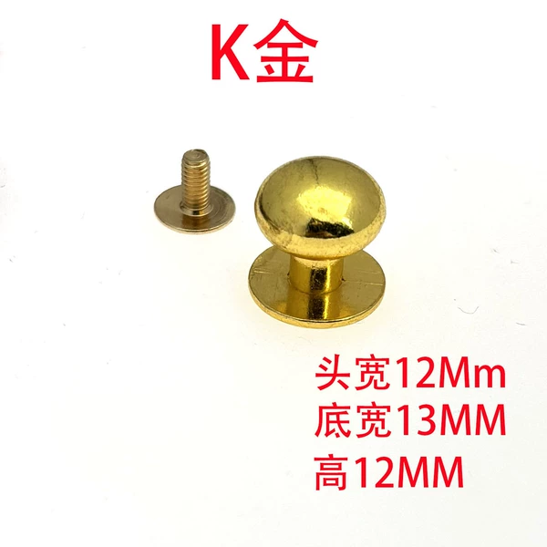12MmK gold zinc alloy monk head