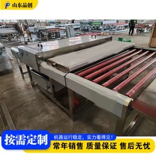 卧式玻璃清洗机 玻璃清洗烘干一体机 滚式毛刷清水循环玻璃清理机