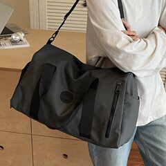 新款大容量手提包户外旅行包短途出差收纳包男女时尚运动健身包