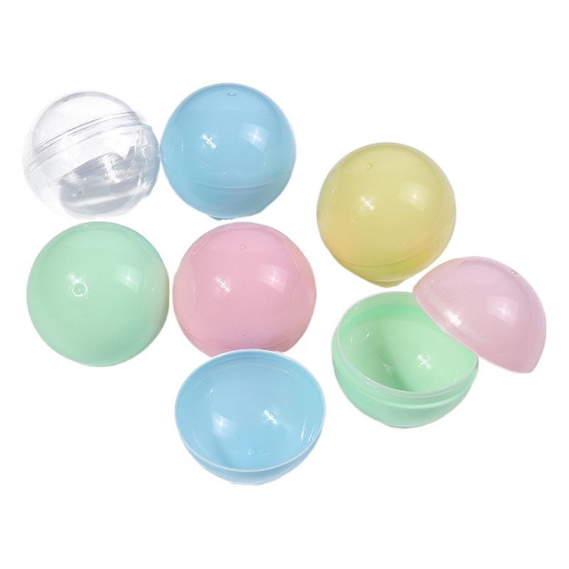 Spot wholesale 75mm twisted egg 7.5cm twisted egg shell twisted egg toy twisted egg machine twisted egg ball plastic gift ball