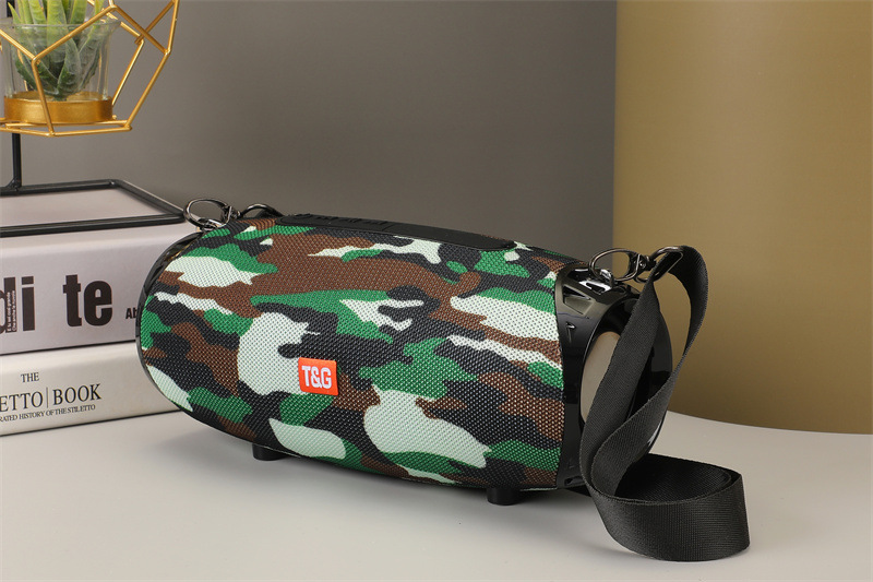 TG534 Altavoz Bluetooth de tela Subwoofer impermeable al aire libre Película de doble vibración Alta calidad de sonido Tarjeta portátil Audio de llamada