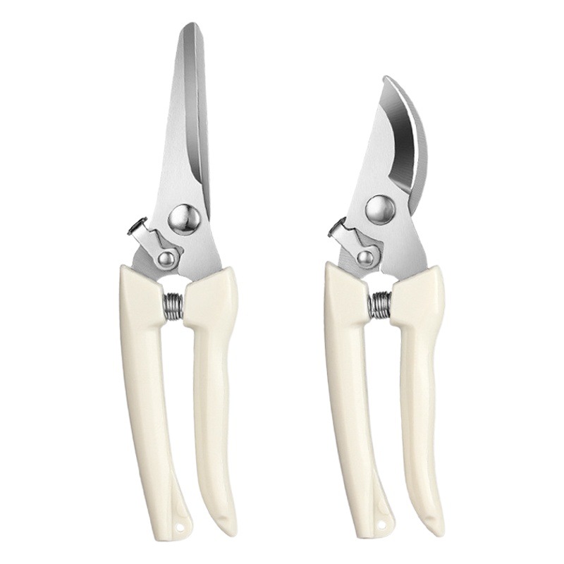 Tijeras de podar, juego completo de tijeras de jardinería, tijeras de recolección de frutas para jardín, herramientas manuales de resorte, venta al por mayor transfronteriza