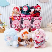 Виниловая мягкая кукла Bubble Winter SKULLPANDA Movement Series, игрушка в слепой коробке, подарок