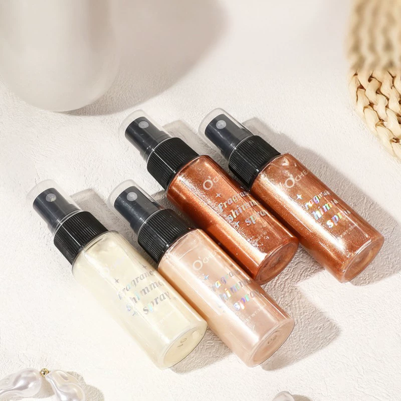 Заводская прямая поставка блестящего спрея для тела, хайлайтера для ключиц, перламутровой блестящей пудры для сценического макияжа