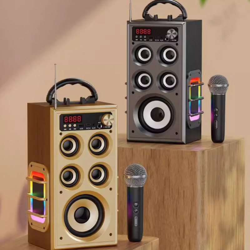 広場bluetooth音響無線bluetoothスピーカー超大音量5スピーカー重低音大出力音響屋外|undefined