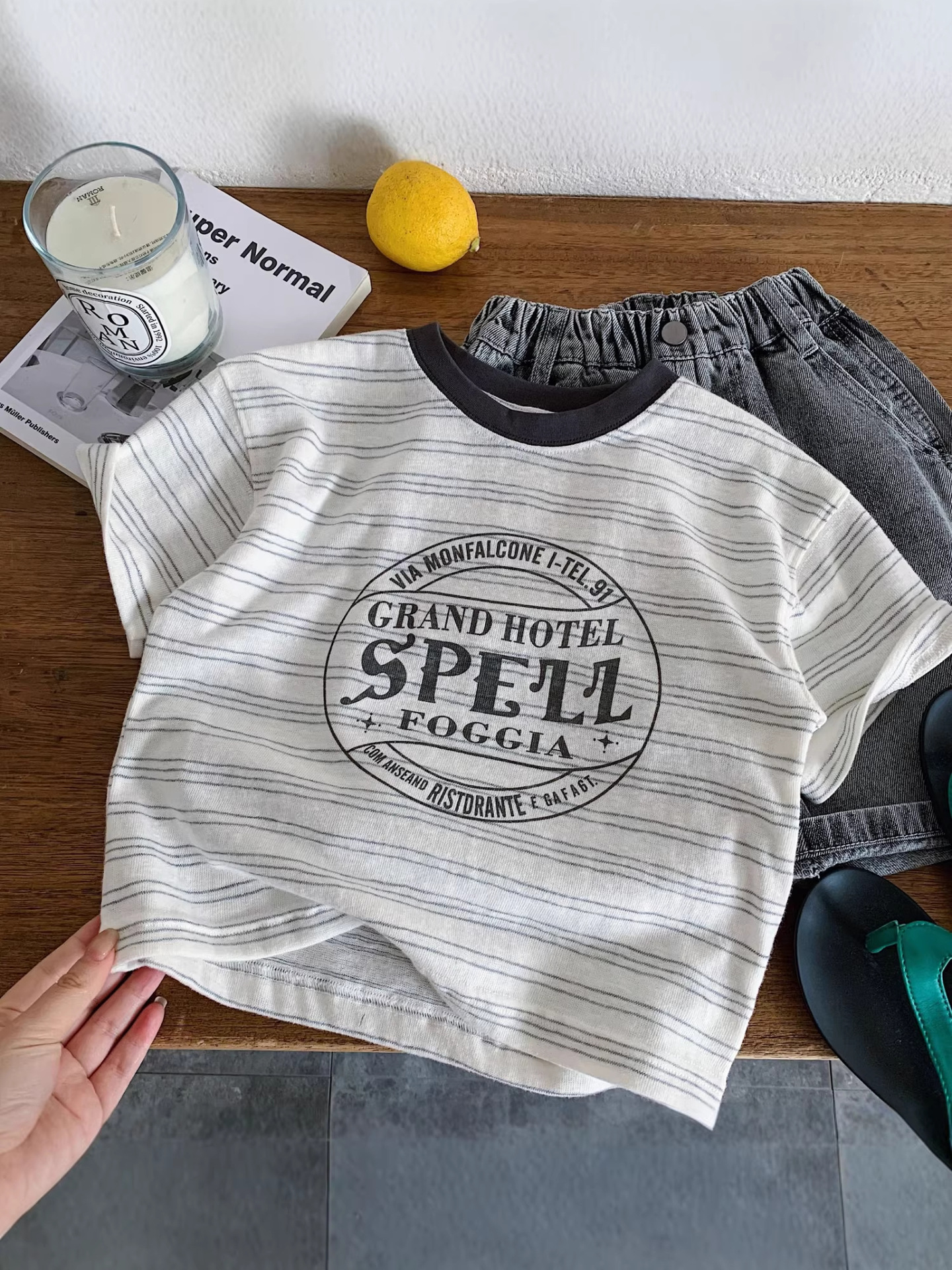 Children's summer retro T-shirt