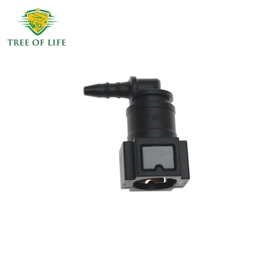 ID3 7.89 90-degree car fuel line quick connector hose fitting nylon oil pipe quick connect and quick release (Yanacaq injektoru (Forsunka))