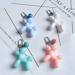 Creative Fresh Bell Balloon Dog Keychain Pendant DIY Material PVC Accessory Bag Decor Wholesale