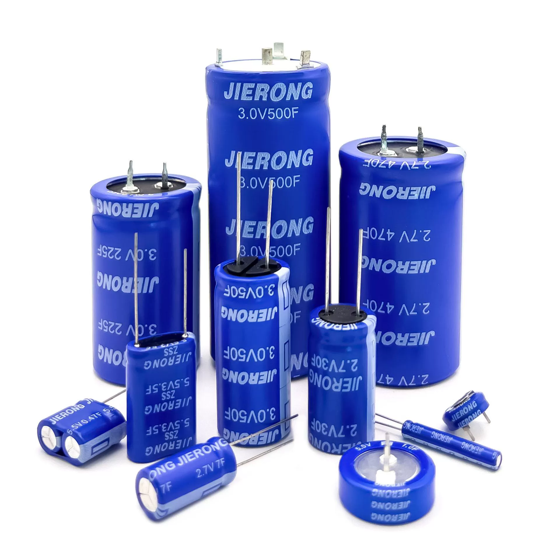 Серия суперконденсаторов JIERONG 3.8V, высокая энергоёмкость, для промышленного накопления энергии, стабильный поставщик