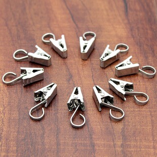 [5 Free Shipping] Curtain Clip Hook Serrated Small Clip Accessories Clamping Strong Stainless Steel Ring Window Huageng