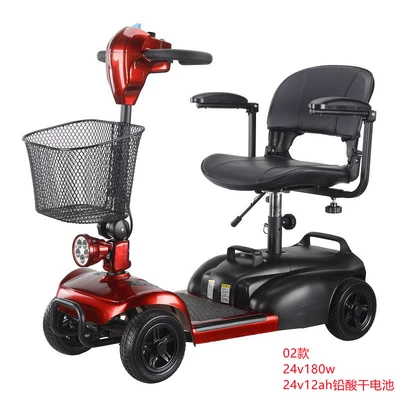Four-wheel electric scooter for the Qatlanan elektrik velosipedlər - 02