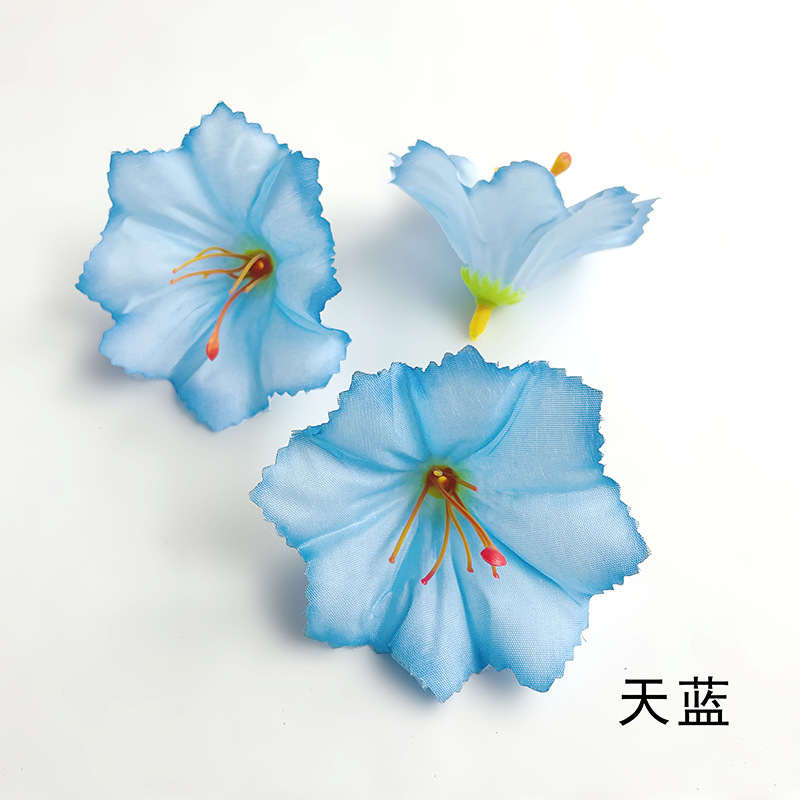 Simulación de flores de lirio pequeñas tocadillos de color hechos a mano didiy flor accesorios de ropa de bodas regalos de mano decoración fotografía