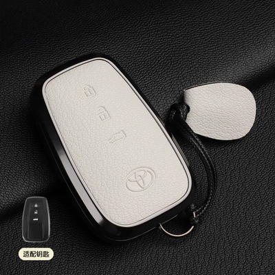 19-23 Avalon Genuine Goatskin – Car key bag - 1-off-white-asian-dragon-b-style-3-button-hand-rope-french-goat-leather