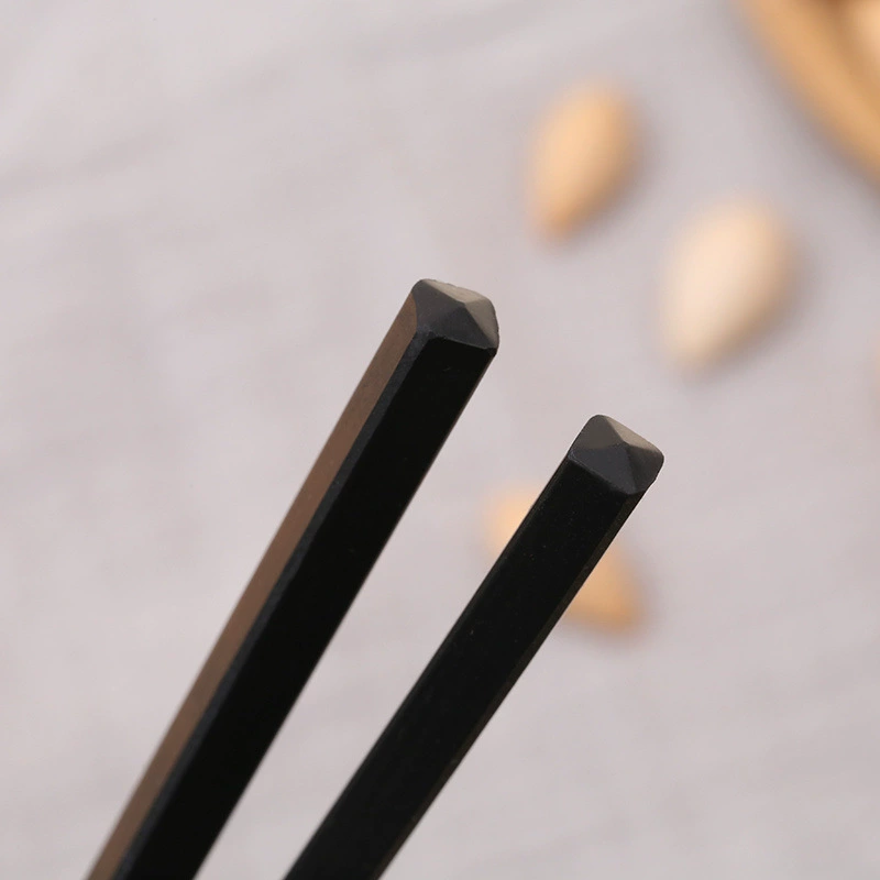 Black plastic antibacterial chopsticks