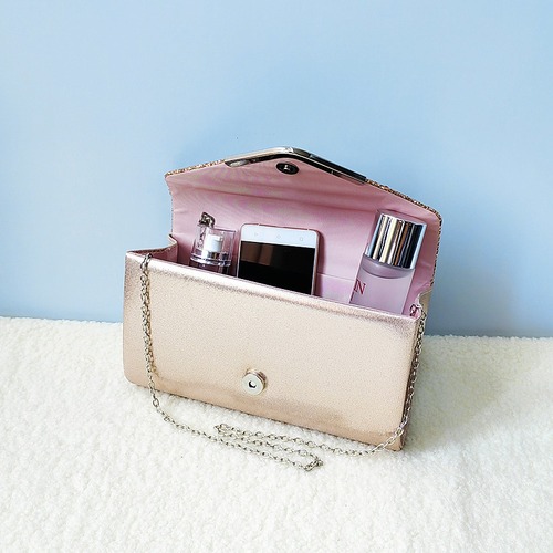 2025 Best Selling Glitter Grite Lady Evening Bag Wedding Bag Banquet Crossbody Bag Large Capacity