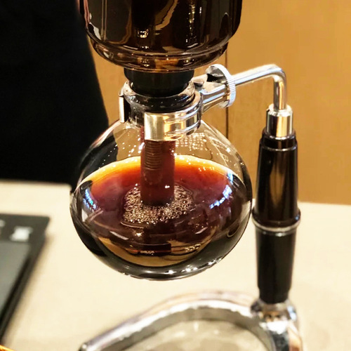 Commercial siphon pot household manual coffee machine siphon coffee pot heat-resistant glass coffee utensil set