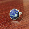 Adjustable ring, fashionable universal accessories, with gem