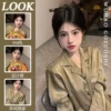 【Double Long】 Human character pattern green