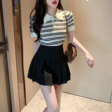 �ļ��WԺ�L�p�g��Ů��С���ӗl�y����polo�I�OӋ��ᘿ���+����ȹ