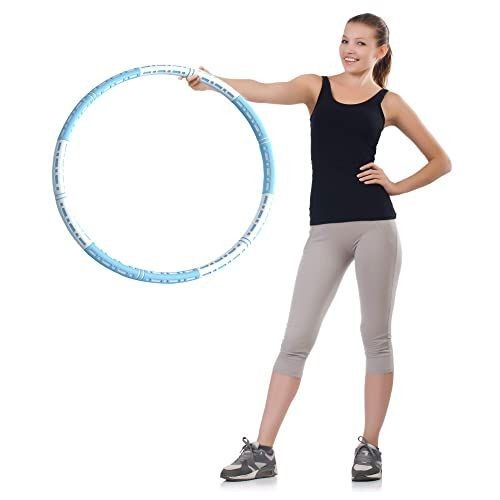 外贸款呼啦圈不锈钢管柔软可以拆便携负重呼啦圈品质好6节8节定制