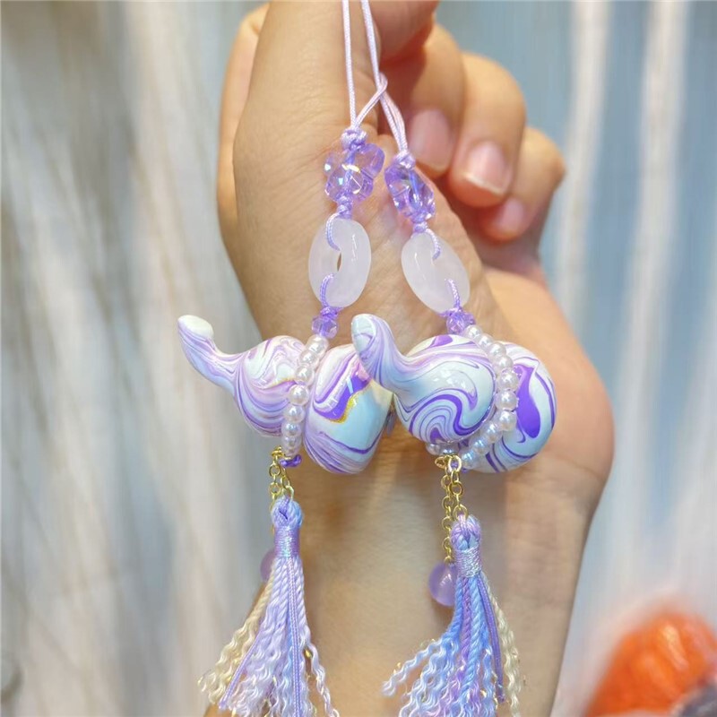 大漆葫芦手工编绳流苏汽车挂件钥匙挂包包挂景区同款非遗饰品批发|undefined