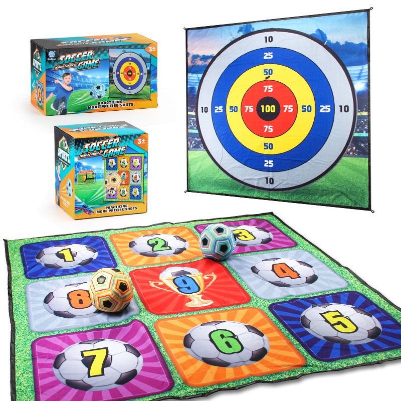 Juego de fútbol para niños juguete fútbol jiugongge puerta marco tela fútbol traje interior y al aire libre ocio Juguetes