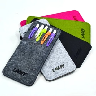 Factory Direct Sales Felt Pen Cover, Pen Protective Cover, Junior High School Small Pen Bag, Multi-Functional Card Holder, Stationery Bag Can Be Customized