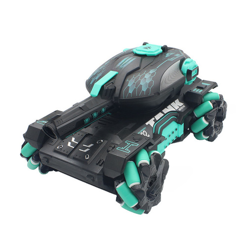 Remote-Controlled Tank Gesture-Sensing Water Bullet-Firing 4WD Off-Road Mecha Electric Toy Car