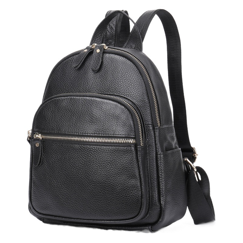 Mochila WESTAL de cuero genuino para mujer, cuero suave de primera capa de alta gama, cuero puro, mochila moderna y versátil, bolso para ir al trabajo