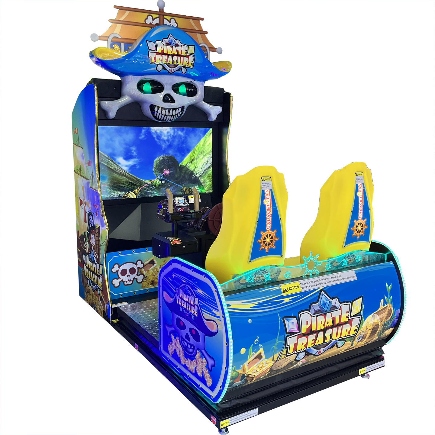 Juegos de pantalla gigante de entretenimiento comercial láser simulador de juegos de disparos de doble jugador fuente de equipos de entretenimiento fabricante de escaneo de código