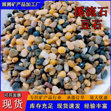 厂家供应地暖回填用豆石 水处理鹅卵石滤料 鱼缸造景用天然溪流石