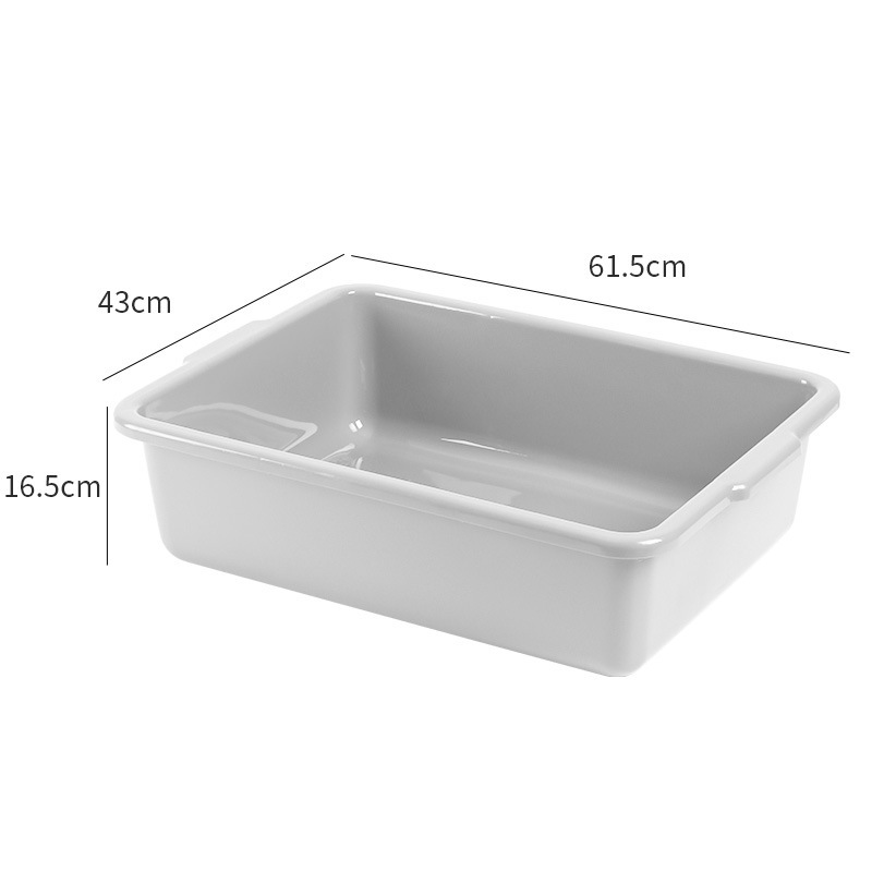 Nuevo material PP en stock congelado marisco cuenca de calidad alimentaria Cuenca del hotel barbacoa cuenca piezas cuadradas vajilla de hielo de calidad alimentaria congelado