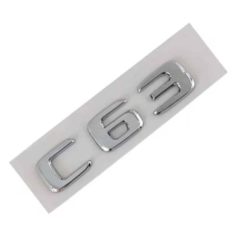 Suitable for Mercedes-Benz C-Class W204, used for modifying the rear emblem to C43 or C63, including rear badge and AMG modification stickers