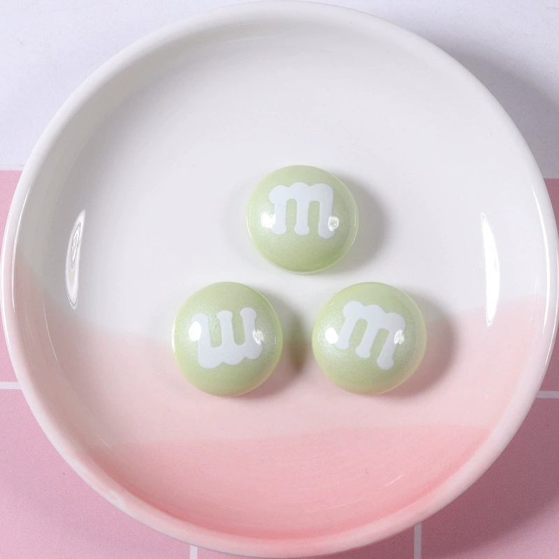 Производственная точка жемчужный цветной M bean смоляные аксессуары, материалы для DIY, кремовый клей, капля клея, наклейка для чехла, patch