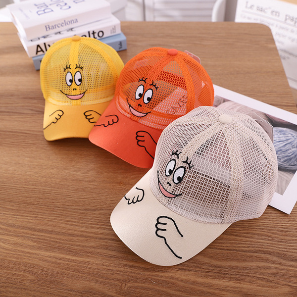 Children's thin summer baseball cap