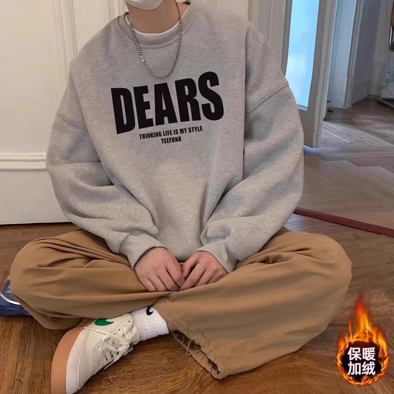 라운드넥 그레이 논벨벳