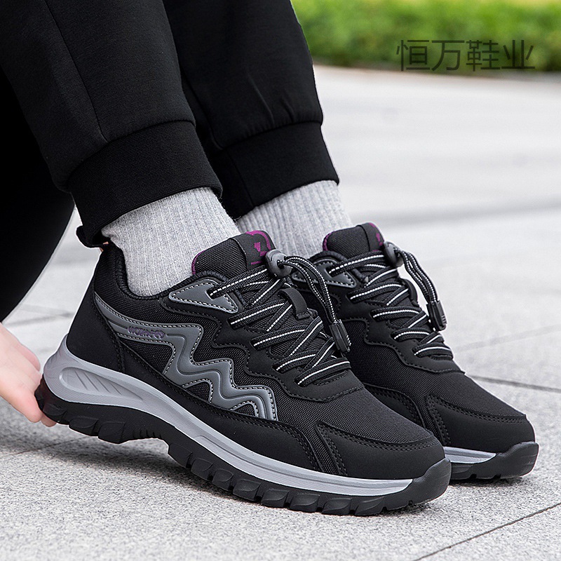 福建大厂家品牌老人鞋秋冬季中老年健步鞋男士软底运动鞋旗舰店正