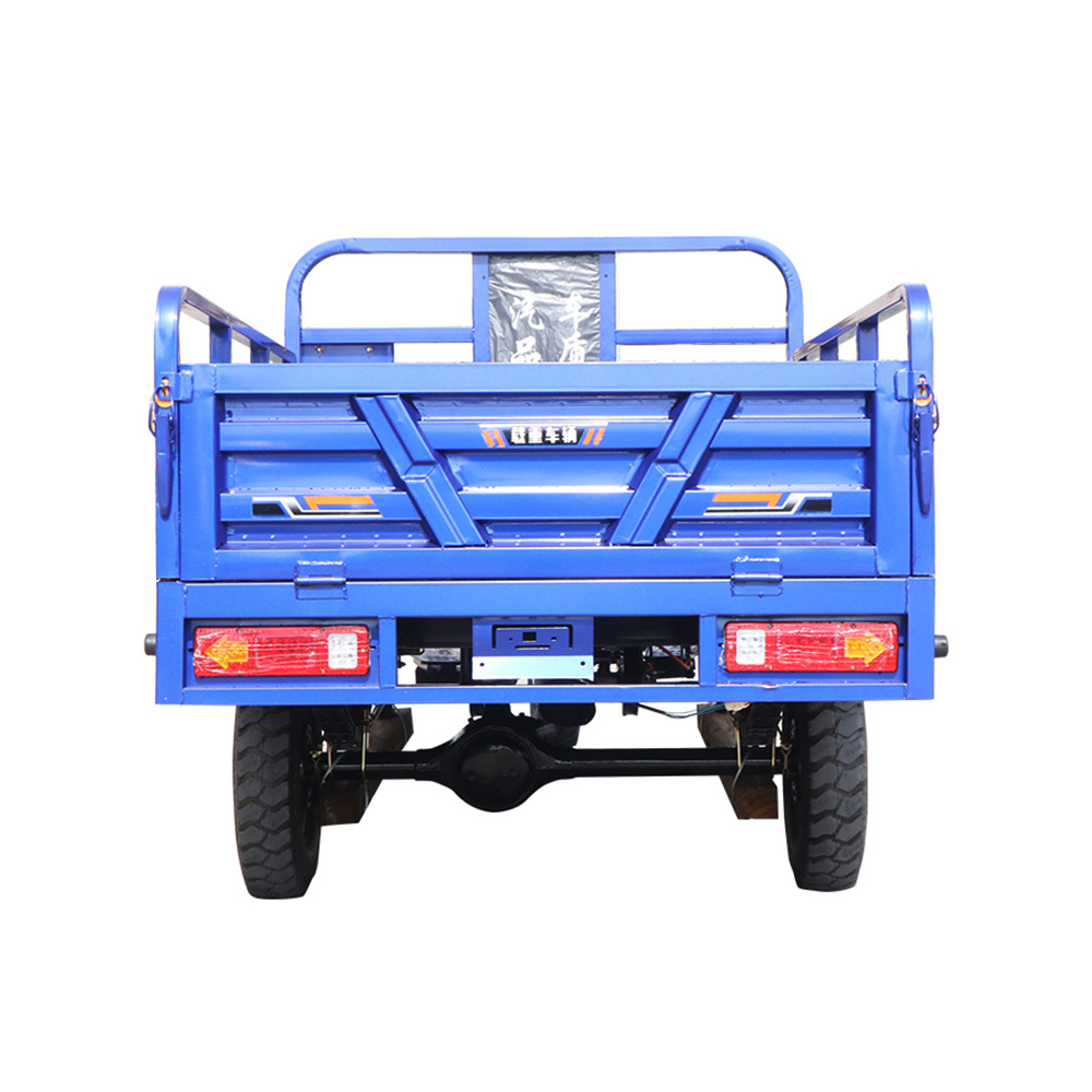 Africa's best-selling cross-border factory three-wheeled fuel-powered motorcycle, powerful gasoline three-wheeler, self-unloading dump truck, five-wheeled vehicle