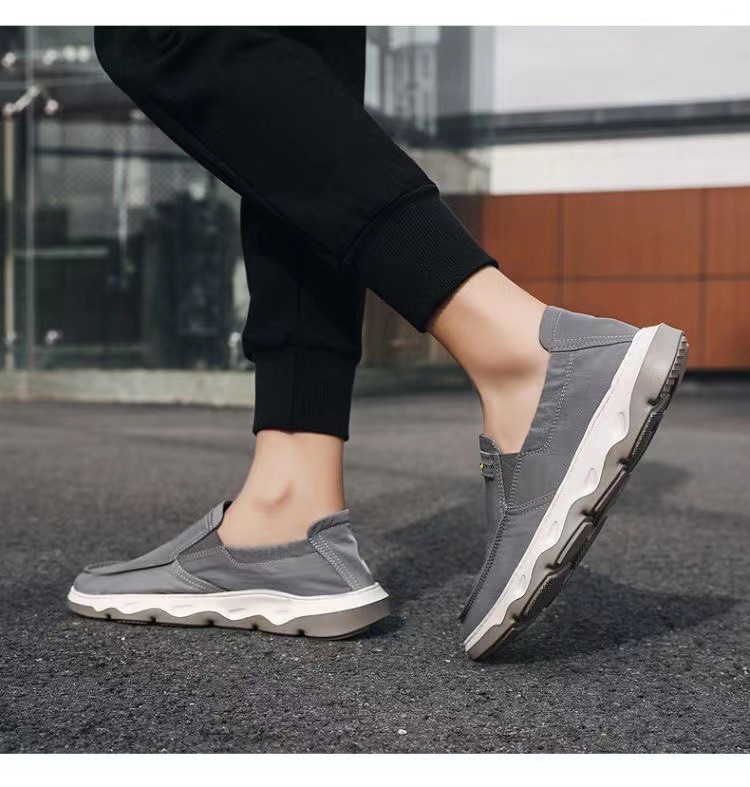 Men's Spring And Summer Breathable Old-style Cloth Shoes, Men's Fashion Trendy Youth Slip-on Versatile Casual Round-toe_vogvips.com